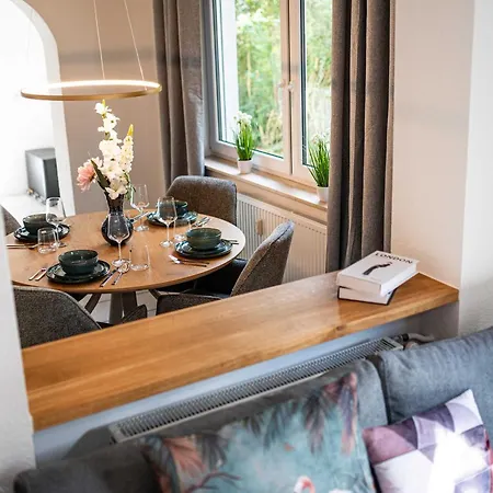 Luniq - Grand Marienborn - Terrasse - Parken Apartment *