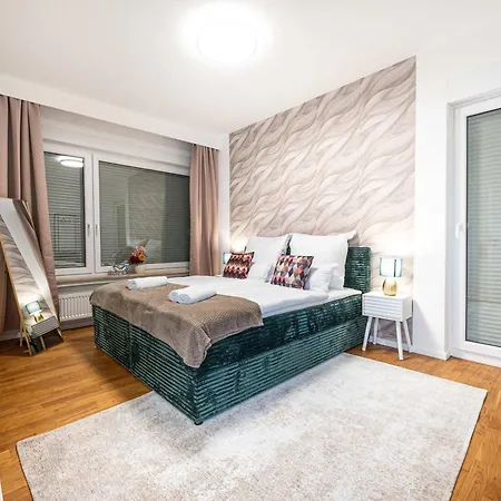 Luniq - Grand Marienborn - Terrasse - Parken Apartment *